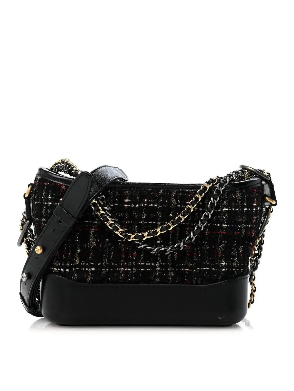 Chanel Tweed Calfskin Quilted Small #329069C19B
